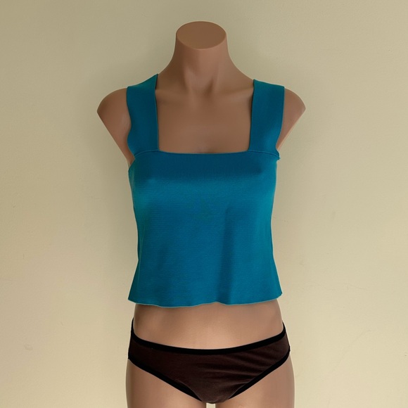 525 America Wide Strap Tank in Blue - Picture 7 of 13